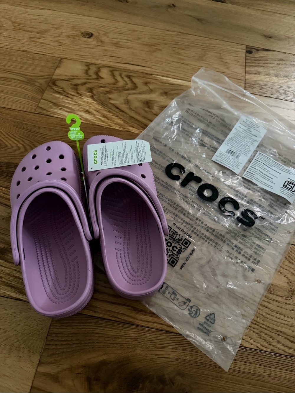 NWT Crocs Classic Clog Quartz Purple M4 W6